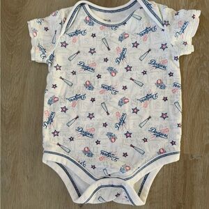 Dodgers infant bodysuit size 12 months